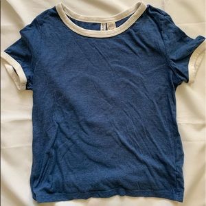 H & M and Aero Baby T-Shirts Bundle of TWO White and Blue Polo Tops Size Small